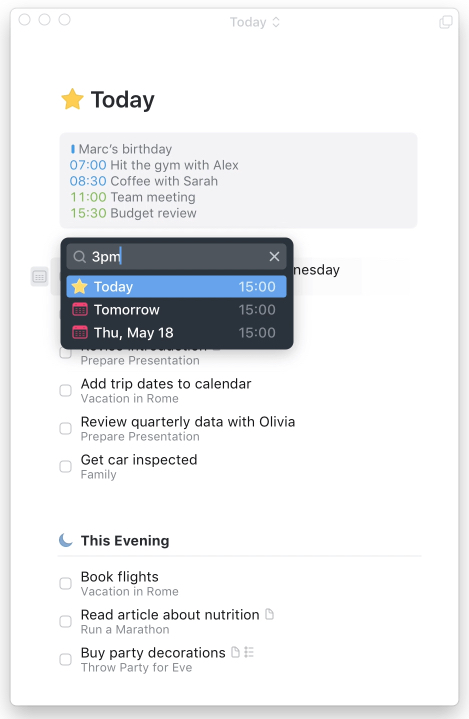 When scheduling a task in Jump Start you can click on